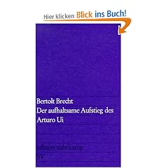 Der aufhaltsame Aufstieg des Arturo Ui (edition suhrkamp)