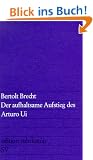 Der aufhaltsame Aufstieg des Arturo Ui (edition suhrkamp)