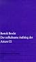 Der aufhaltsame Aufstieg des Arturo Ui (edition suhrkamp)