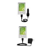 Essential Kit for the Toshiba e755 - includes Car and Wall Charger with Rapid Charge Technology - Gomadic Brand w/ TipExchange Technology