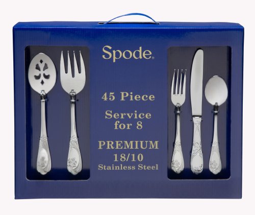Spode Porto 45-Piece Flatware Set On Sale