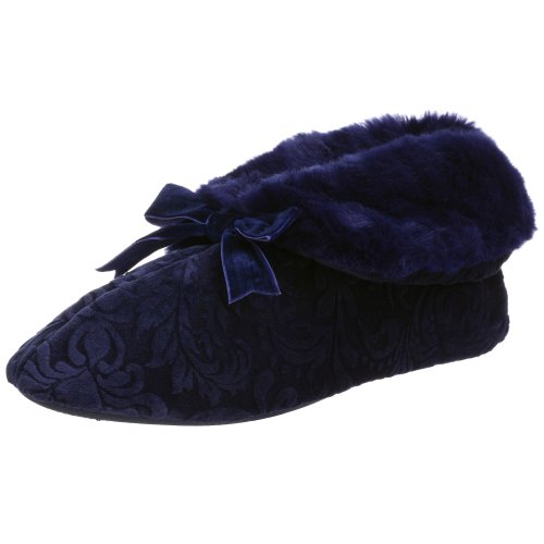 Click here to buy Dearfoams Ladies Microfiber Velour Bootie by Dearfoams.