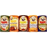 Chef Paul Prudhommes Magic Seasoning Blends ~ Magic Mutli Pack Qty. 5 Canisters by Magic Seasoning Blends