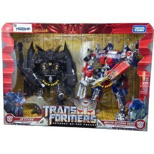 Transformers Revenge Of The Fallen Japanese Exclusive Leader Redeco Jetfire and Buster Optimus Prime 2-Pack