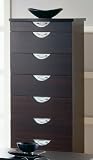 ESPRESSO PABLO 7 DRAWER LINGERIE CHEST