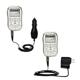 Essential Kit for the Delphi MyFi XM2 Go - includes Car and Wall Charger with Rapid Charge Technology - Gomadic Brand w/ TipExchange Technology