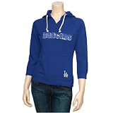 Touch by Alyssa Milano L.A. Dodgers Ladies Royal Blue Brushed Washed Hoody Sweatshirt