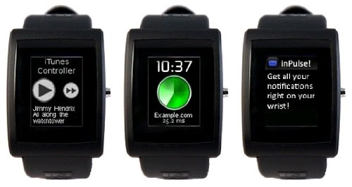 Inpulse Smartphone Android / Blackberry Watch (Stealth Black) Fast Shipping All the World By Fedex