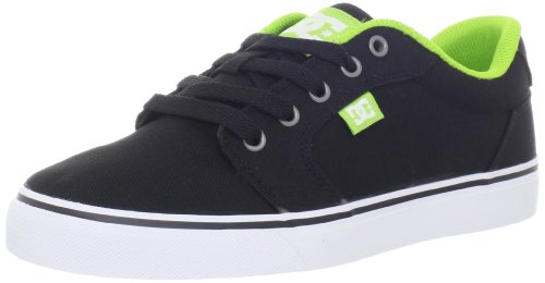 DC Men's Anvil TX Sneaker,Black/Soft Lime,10.5 M US On Sale