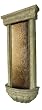 45" Wall Mounted Bronze "Bellezza" Sculpted Waterfall Fountain #BZBAW
