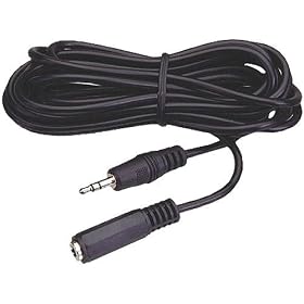 Arista - Audio extender - mini-phone stereo 3.5 mm (M) - mini-phone stereo 3.5 mm (F) - 10 ft