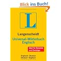 Langenscheidt Universal-W�rterbuch Englisch: Englisch-Deutsch/Deutsch-Englisch (Langenscheidt Universal-W�rterb�cher)