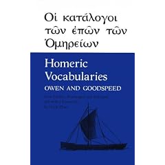 Homeric Vocabularies: Greek and English Word Lists for the Study of Homer