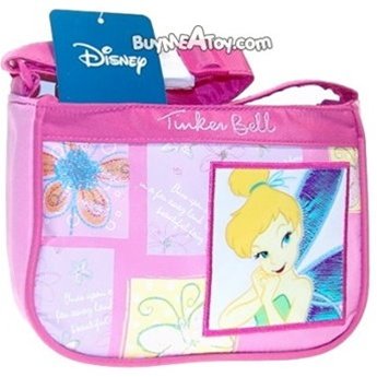 Tinkerbell Fairy Pink Hand Bag Purse Money