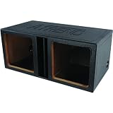 Atrend Tl-15Dvk 15-Inch Slammer Vented Divided L5 L7 Enclosure With Bed Liner Finish... 