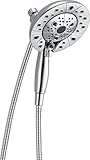 Delta 58480-PK In2ition H2Okinetic 5-Setting Two-in-One Handshower Showerhead, Chrome