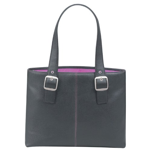 SOLO Classic Collection Laptop Tote with Padded Laptop Pocket for Notebook Computers up to 16 Inches Black withB001LUV7OG : image