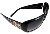 Tattoo Geisha Sunglasses Black Frames Smoke Lenses
