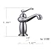 ELLO&ALLO Bathroom Faucet Modern One Hole Single Handle Vanity Sink Faucet,Chrome