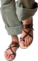 Mediterranean Style Mens Greek Leather Sandals