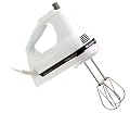 KitchenAid KHM9PWH 9-Speed Professional Hand Mixer, White