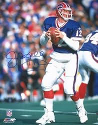 Jim Kelly Autographed Buffalo Bills 16x20 Photo "Dropping Back"
