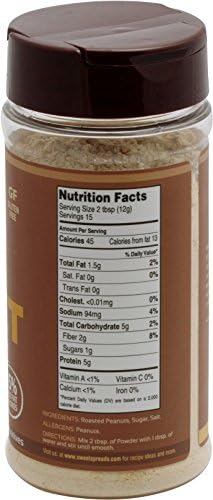 Sweet Spreads PB Original Peanut Powder, 6.5 Ounces