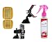 Auto Pearl - Combo Of - Bead Seat Velvet Beige , Car Mobile Stand And Go Air Freshner 200ml Car/Home/Office Perfume RS.863.00