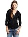 Soffe Juniors Rugby Fleece Zip Hoodie, Black, X-Large
