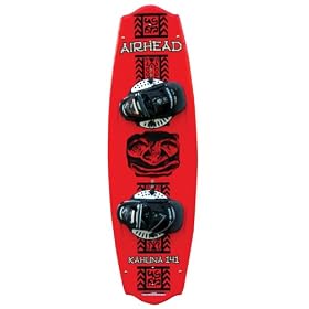Kwik Tek Airhead Kahuna Wakeboard with Clutch Binding (141cm)