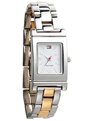 Tommy Hilfiger Womens 1700164 Reversible Two-Tone Stainless-Steel Bracelet Watch
