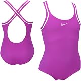 Nike - Nike Solid Crossback 1 Piece Bathing Suit