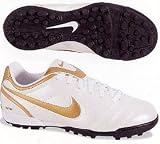 Jr Nike Tiempo Natural II TF -metallic summit white/metallic gold