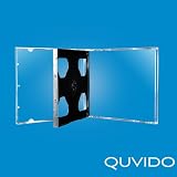 Produkt-Bild: 60 QUVIDO CD H&uuml;llen JewelCase Schwarz Double 10.4mm