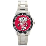 Game Time Men's University Of Wisconsin Badger Logo Coach Series Watch #CC-WIB
