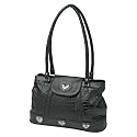 Black Genuine Leather Shoulder Purse