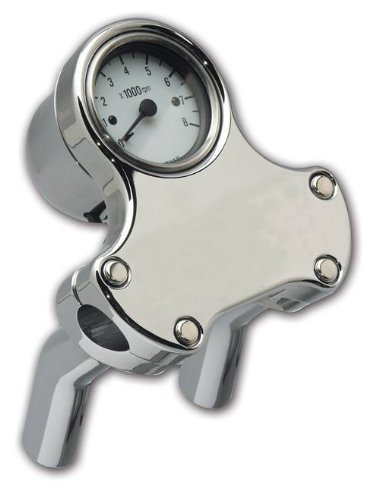 Best Price Pro-One Performance Handlebar Tach and Riser Kit - w White-Face Smooth 803150B000GVEGV2