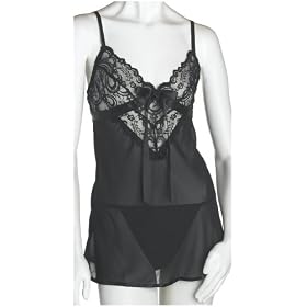 Buy Cinema Etoile Ladies Chiffon Babydoll with Lace by Cinema Etoile