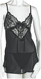 Cinema Etoile Women's Chiffon Babydoll with Lace