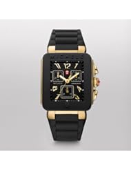 MICHELE Womens MWW06L000015 Park Jelly Bean Analog Display Swiss Quartz Black Watch