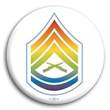 SET OF 4 - MARINES - ARMY - NAVY - & AIRFORCE LGBT MILITARY COLLECTIBLE BUTTON SET OF 4-