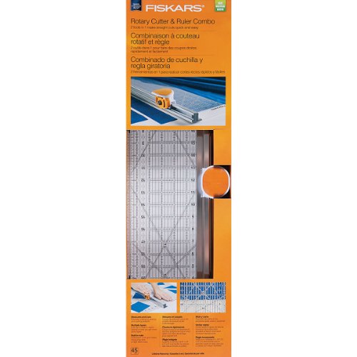 Fiskars 6x24 Inch Rotary Cutter and Ruler Combo (1951301001) kjshfkdhgkj