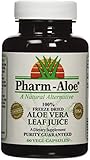 Pharm-Aloe&reg; 100% Freeze Dried Aloe Vera Juice Capsules 60 vegi-caps