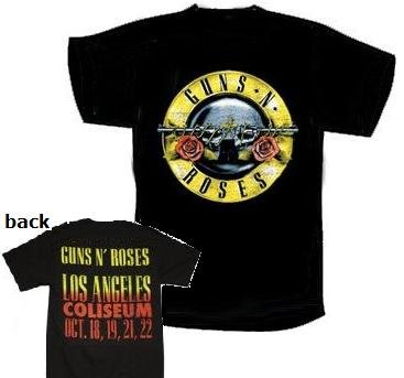 Guns N Roses L.A. Coliseum black t-shirt