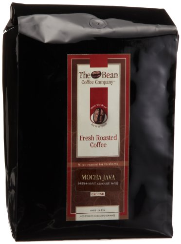 The Bean Coffee Company Mocha Java, Ground, 5-Pound Bags