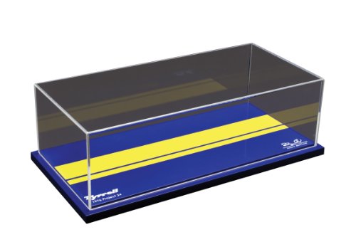 Dickie-Schuco 413319022 - True Scale - Acrylglasvitrine Tyrrell P34 f&uuml;r Modelle 1:18, Boden: 34 x 17 x 1,5 cm, Haube: 32,5 x 15,5 x 9,5 cm, geschl ...