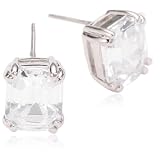 CZ by Kenneth Jay Lane Basic CZ Radiant Emerald Cut