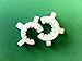 One Pair 18mm Plastic K-Clips For Glass Adapters & Fittings