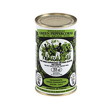 Green Peppercorn - Poivre Vert from Madagascar - 6.17 oz 212 ml by Moulin, France by Apilcina