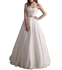 Strapless Lace-Up 2015  Dress With a Sash 